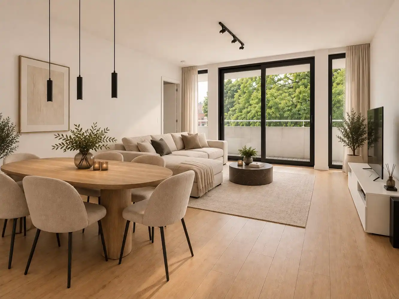 Exclusief appartement met twee slaapkamers, zonnig terras en ondergrondse autostaanplaats foto 3