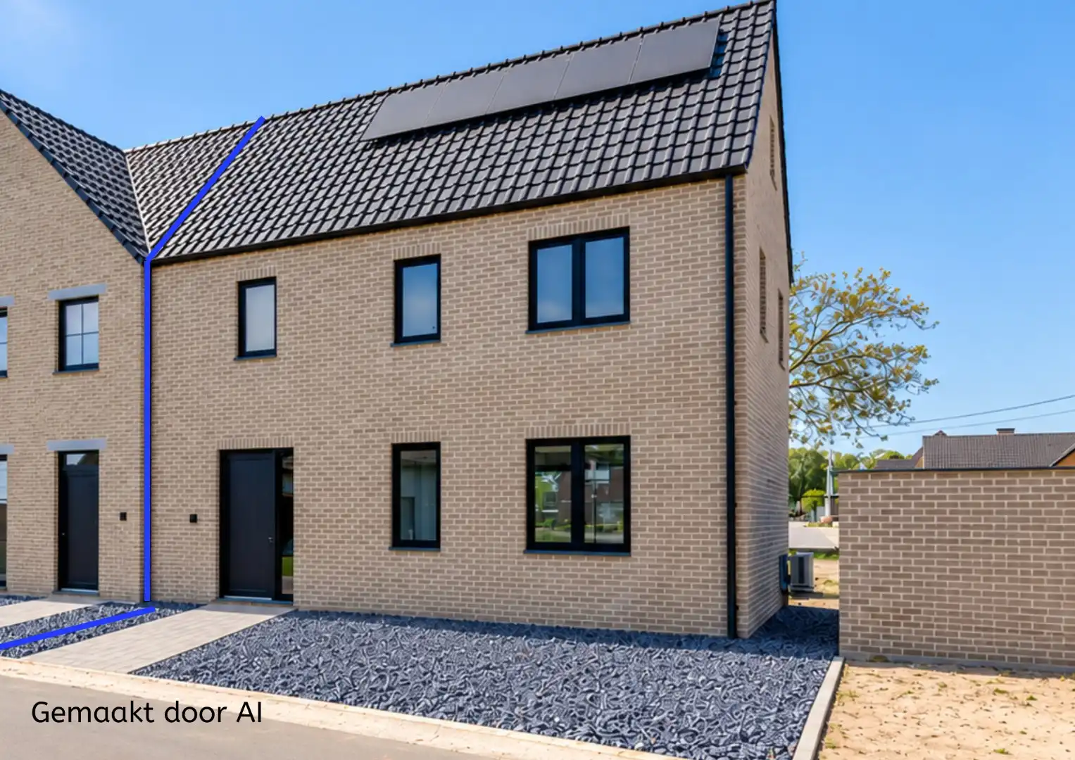 Halfvrijstaande BEN-woning op een perceel van 4a62ca in landelijk project te Voorshoven, een gehucht van Neeroeteren!  foto {{pictureIndex}}
