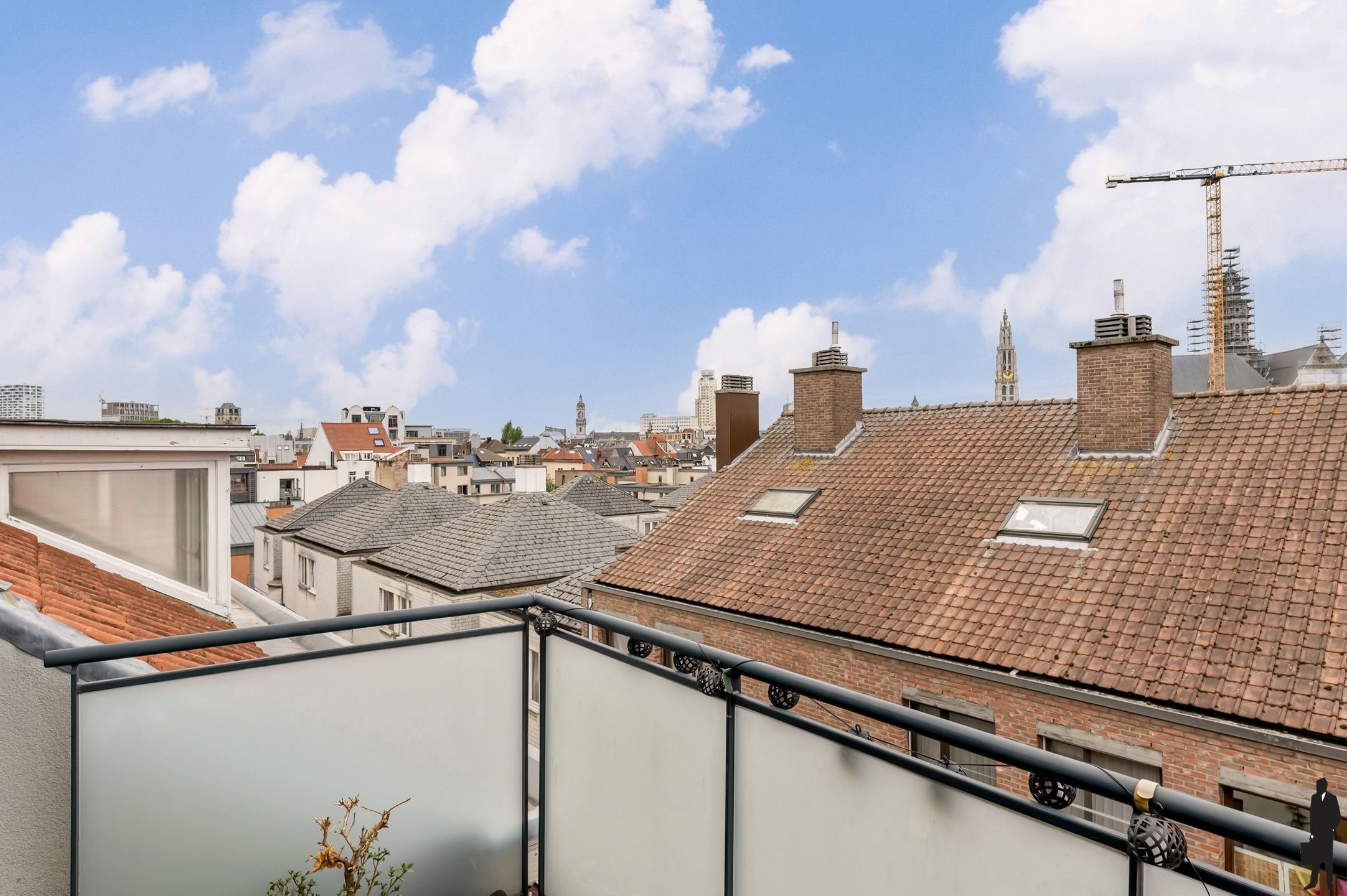 Karaktervol duplex penthouse met charmant terras in historisch Antwerpen foto 6