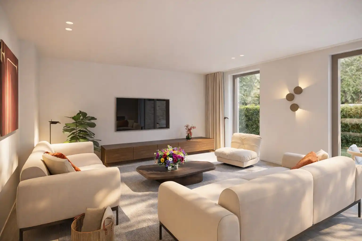 Nieuwbouw gelijkvloers appartement van 113 m² + terrassen foto 3