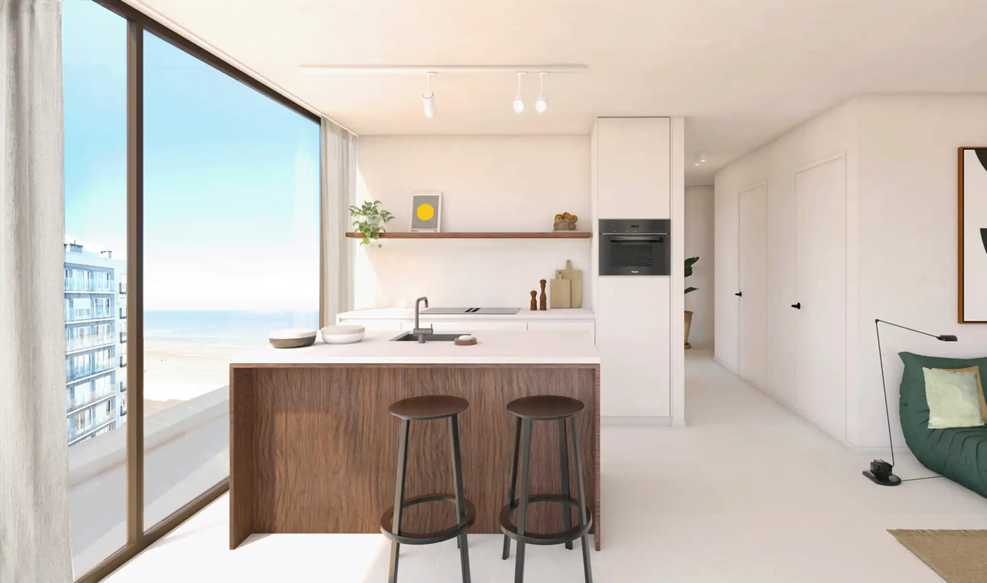 Prachtige penthouse met zonneterras en zeezicht foto {{pictureIndex}}