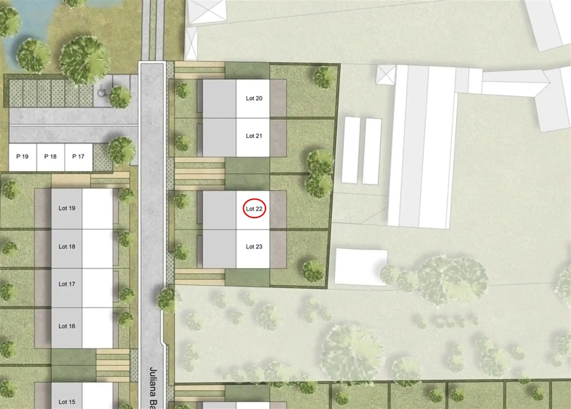 Perceel bouwgrond voor halfopen bebouwing in nieuw woonproject De Klingerie (280m²) foto 3