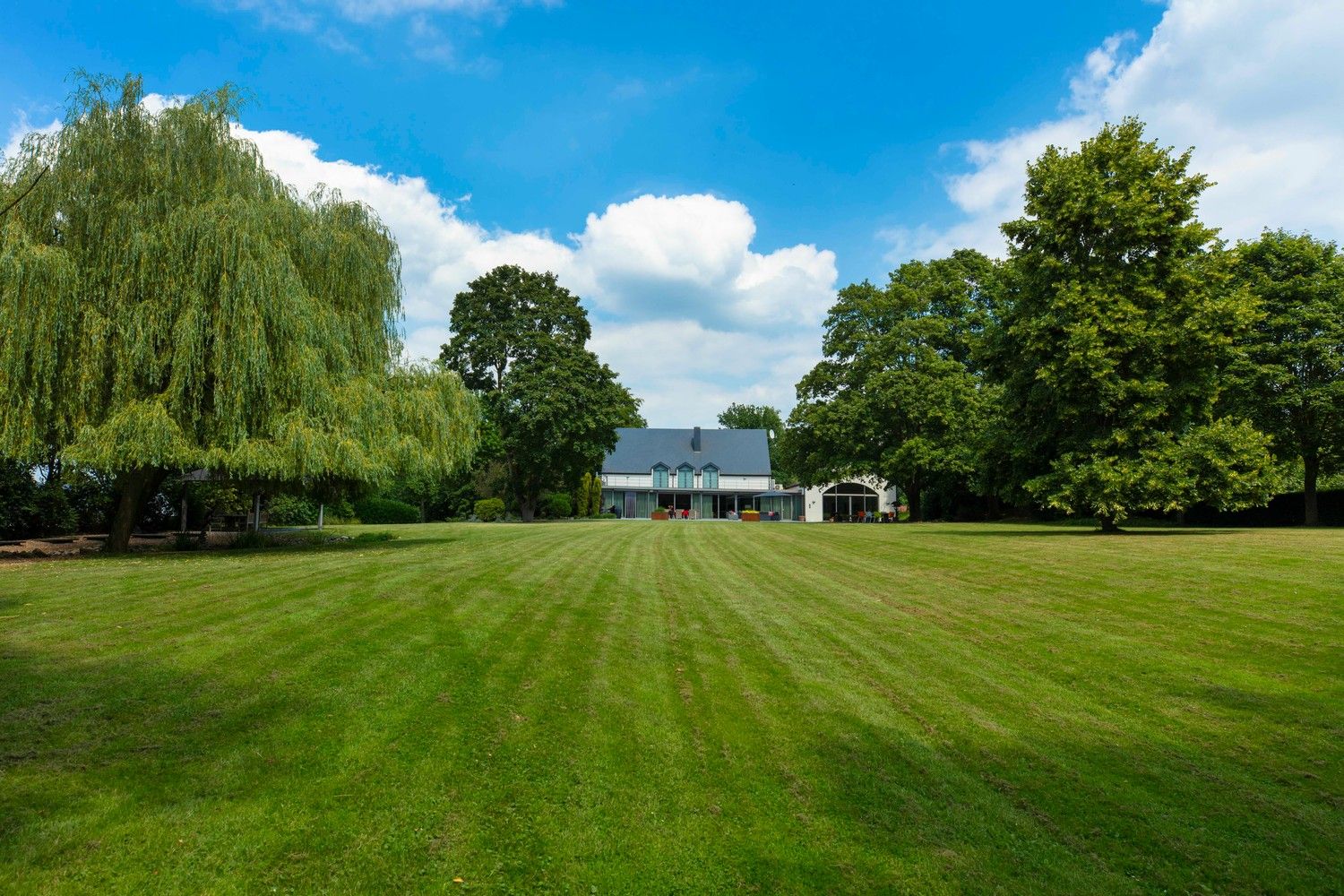 Eigentijdse villa met binnenzwembad en wellness, prachtig gesitueerd op een perceel van bijna 7ha te Warsage foto 3