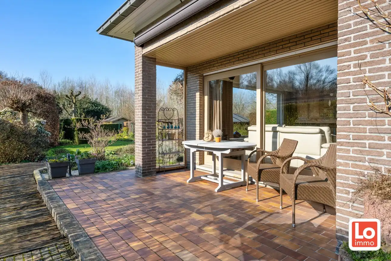 Degelijke open gelijkvloerse woning met inpandige garage en grote tuin op een groene toplocatie in Beervelde! foto 28