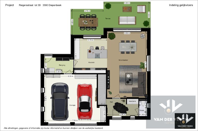 HOOGWAARDIG AFGEWERKTE, RUIME NIEUWBOUWWONING (OPEN BEBOUWING!) MET 4 SLAAPKAMERS OP PERCEEL VAN 6 AREN 67 CENTIAREN! - DE ALLERLAATSTE WONING IN DIT MOOIE PROJECT! foto 16