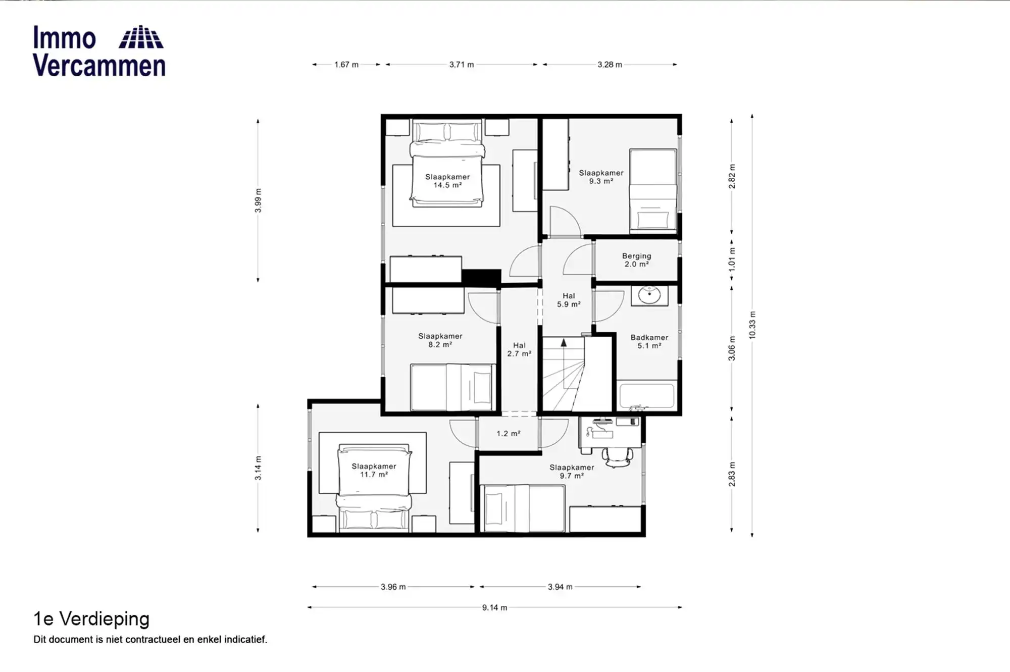 Verrassend ruime woning, gelegen in een rustige verkaveling te Hever foto 20