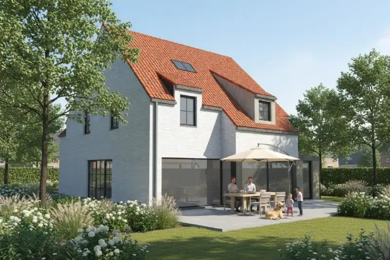 Nieuw te bouwen alleenstaande woning te Assebroek. foto 2