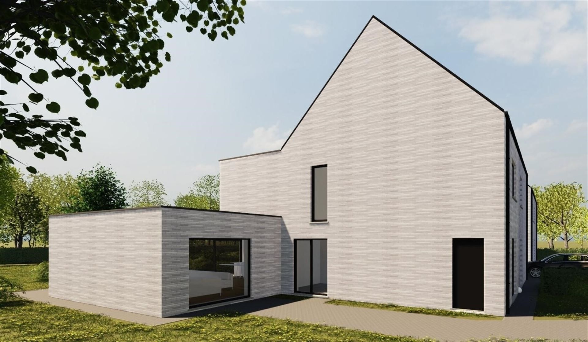 Unieke halfopen nieuwbouwwoning op perceel van 1857m² foto 3