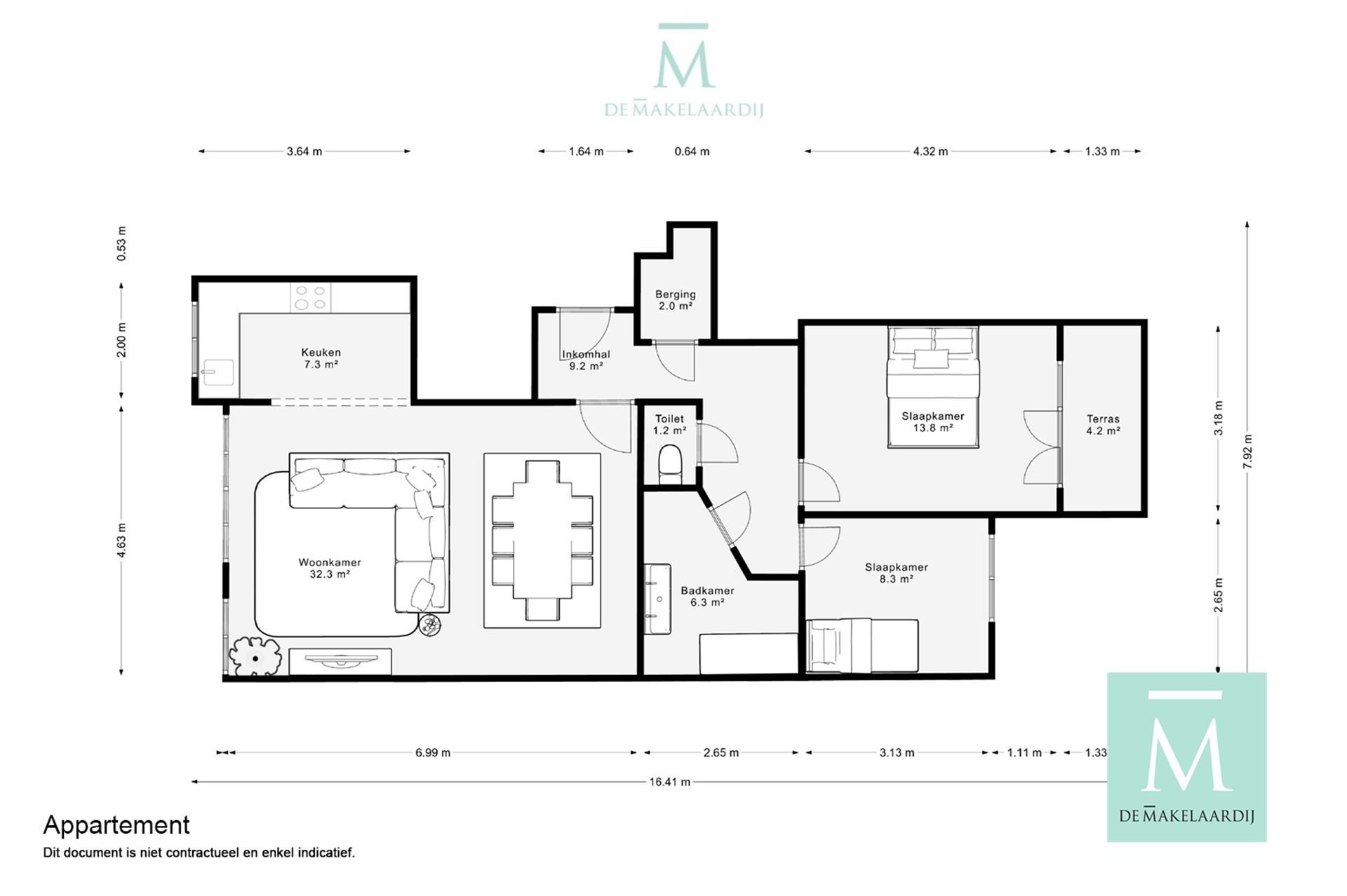 Comfortabel appartement in centrum Waarloos foto 20