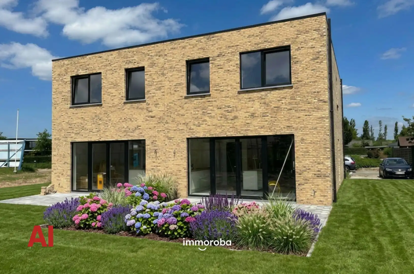 Rustig gelegen, moderne, halfopen nieuwbouwwoning in Machelen (Zulte) foto 2