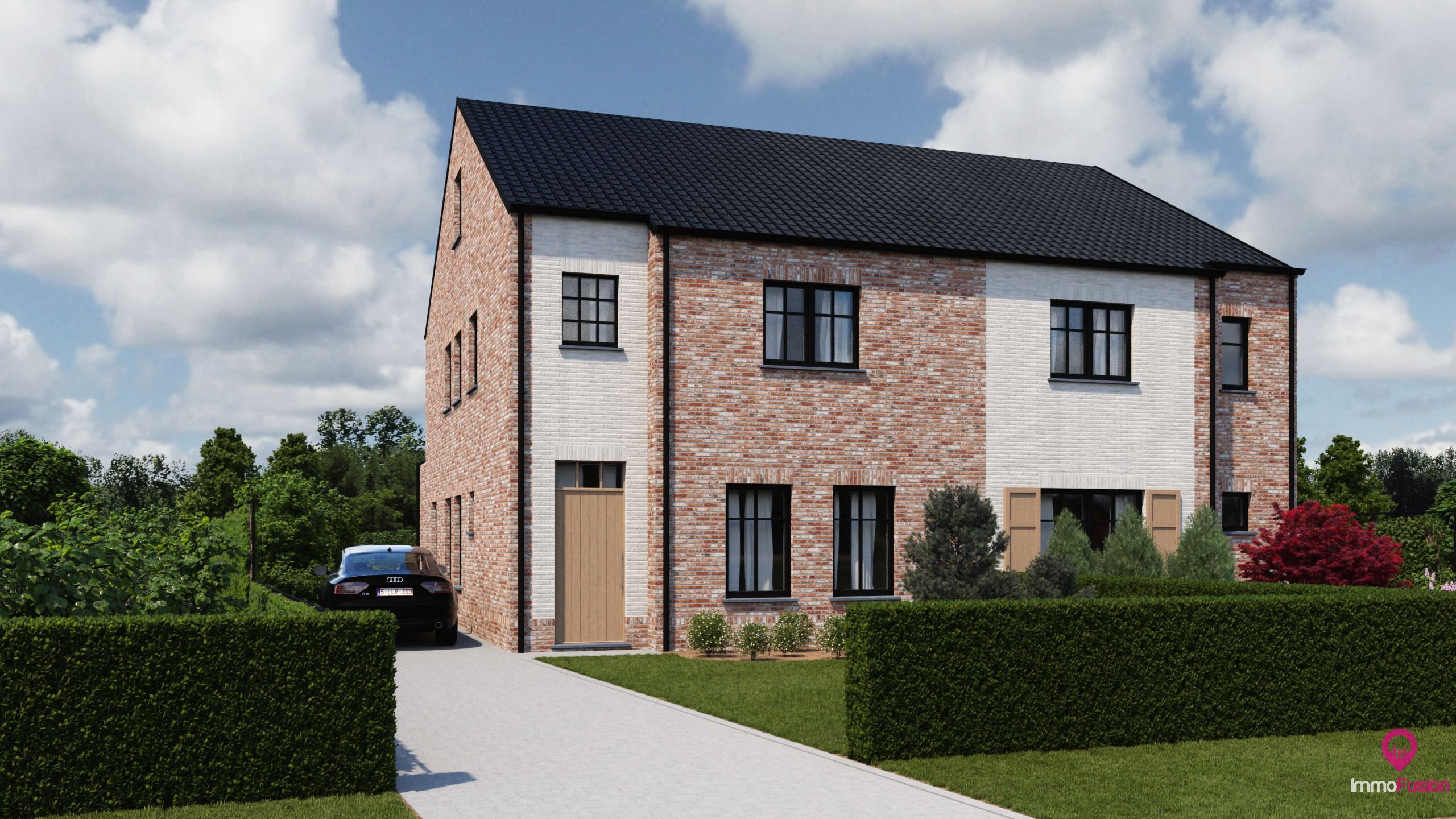 Prachtige pastoriewoning met 4 slpks + uitzicht op het groen! foto {{pictureIndex}}