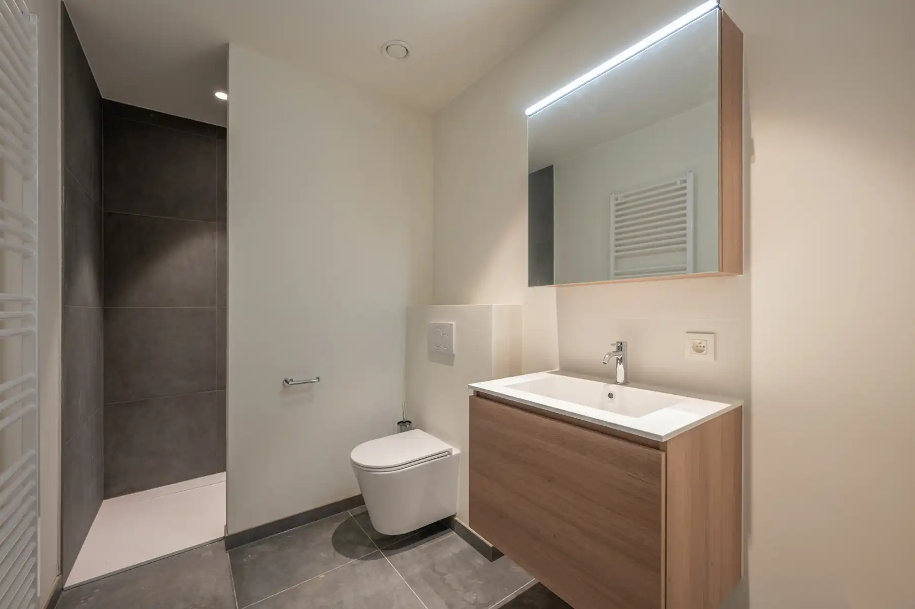 Nieuwbouw - ongemeubelde koppelvilla in rustige,  residentiële wijk te Knokke-Heist  foto 32