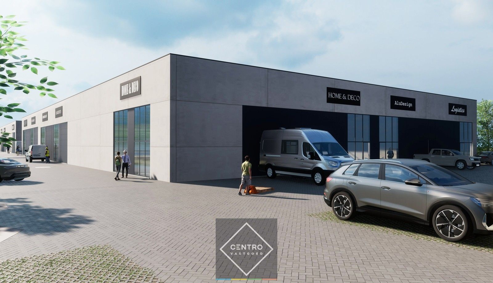 NB-magazijn van ±320m² mét 2 parkeerplaatsen in bedrijfsverzamelgebouw te DENTERGEM. foto 10