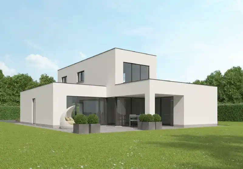 Nieuw te bouwen alleenstaande woning te Oeselgem. foto 2