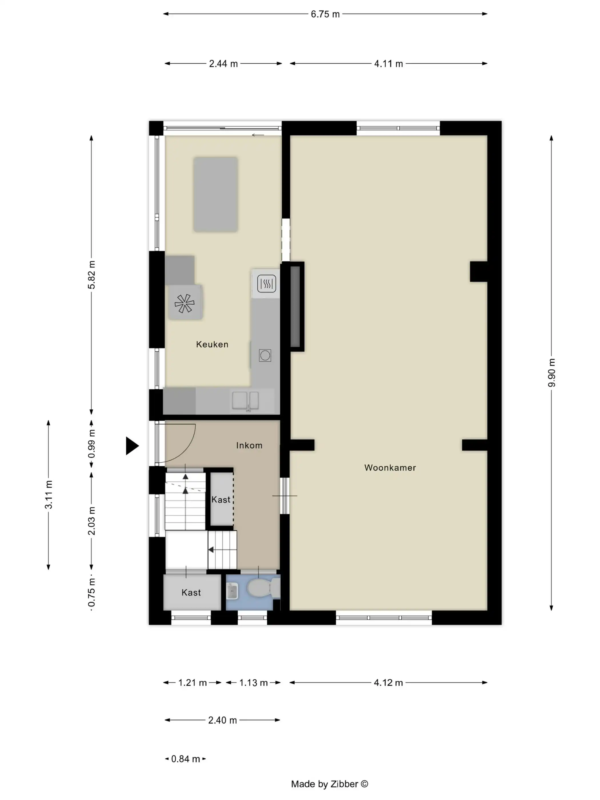 Ruime driegevelwoning met 4 slaapkamers, 2 badkamers, tuin en parking op uitstekende ligging te Vilvoorde en vlakbij Strombeek foto 23