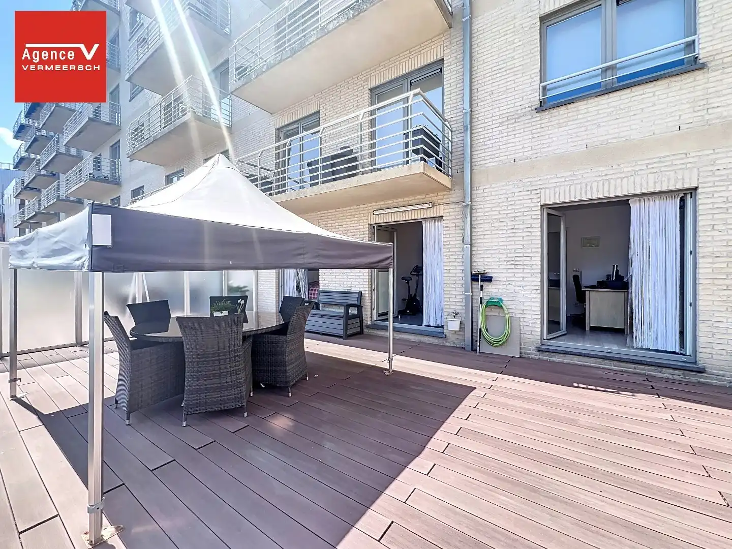 Prachtig  3-slkr appartement met ongezien terras(53m²) nabij Leopoldpark.  foto 5