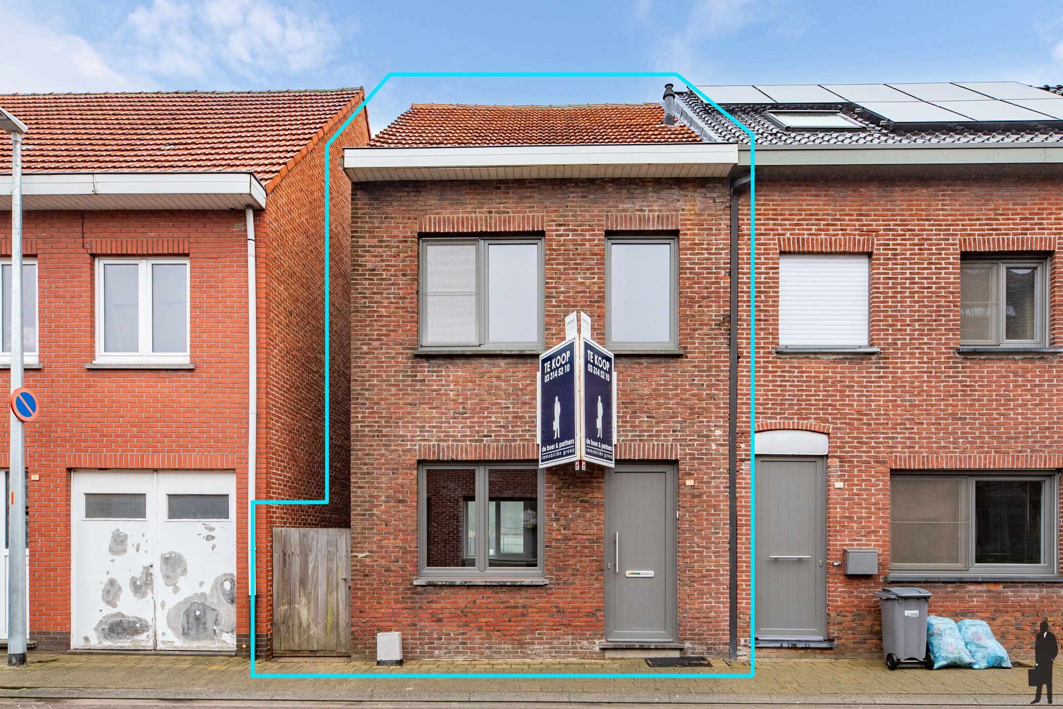 Hoofdfoto van de publicatie: In het centrum gelegen woning met 2 slpk. te Hoogstraten!