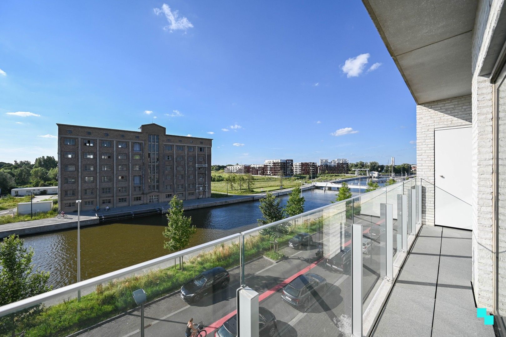 Geweldig hoekappartement met spectaculair panorama over de oevers van de Leie foto 10