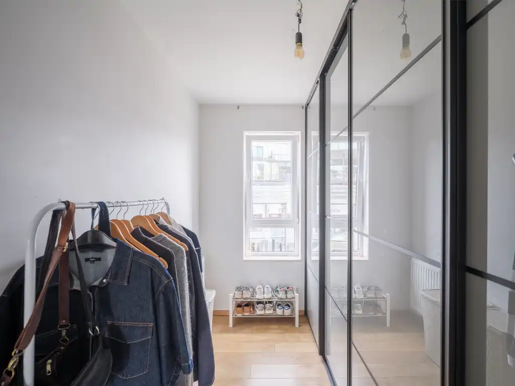 Lichtrijk appartement met ruim zonneterras en open groen zicht op toplocatie aan Dok Noord. Mogelijkheid aankoop autostaanplaats! foto 14
