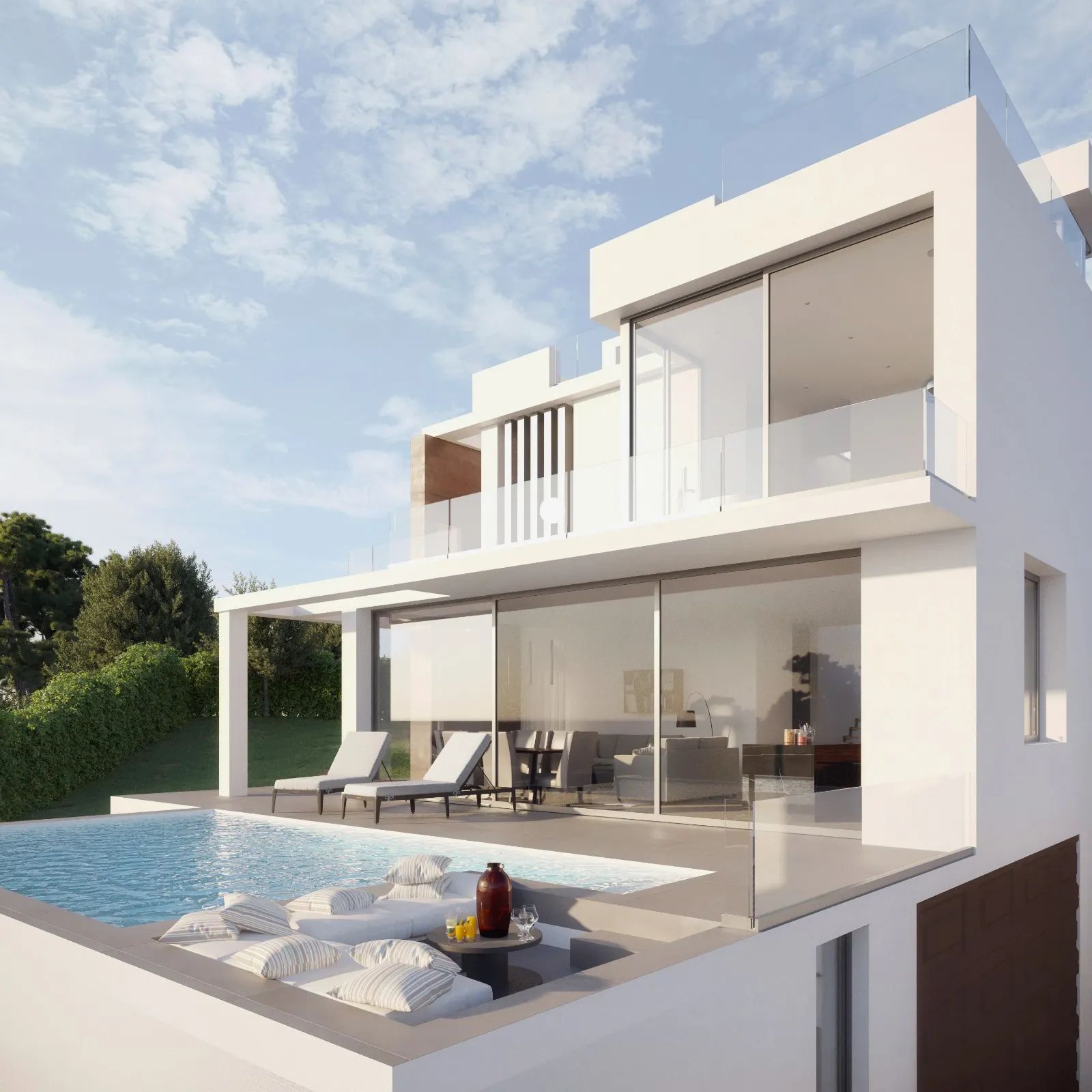 Exclusieve luxe villa met panoramisch uitzicht en ongeëvenaard design foto {{pictureIndex}}