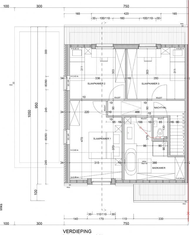 Nieuw te bouwen halfopen woning te Bavikhove. foto 4