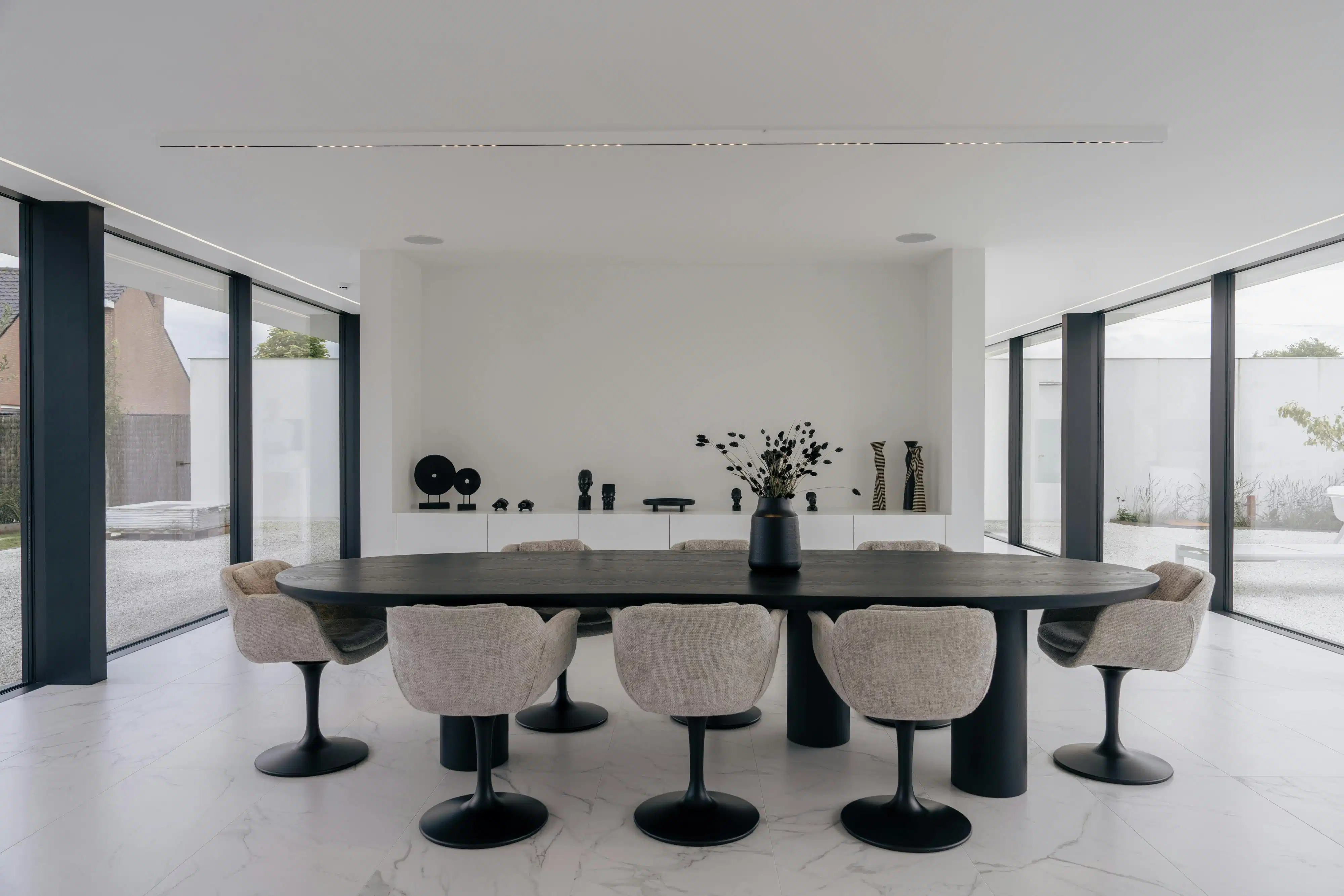 Hypermoderne strakke villa met zwembad nabij Roeselare foto 8