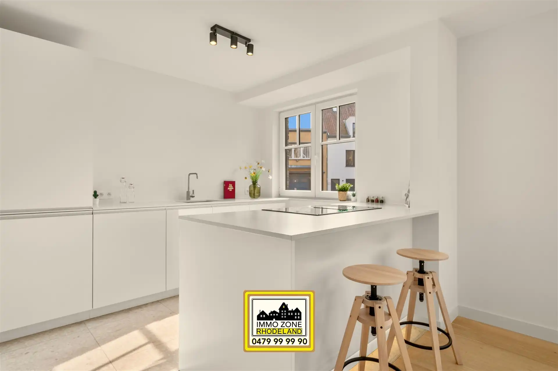 Prachtig gelijkvloers hoekappartement met 2 slpks foto 19