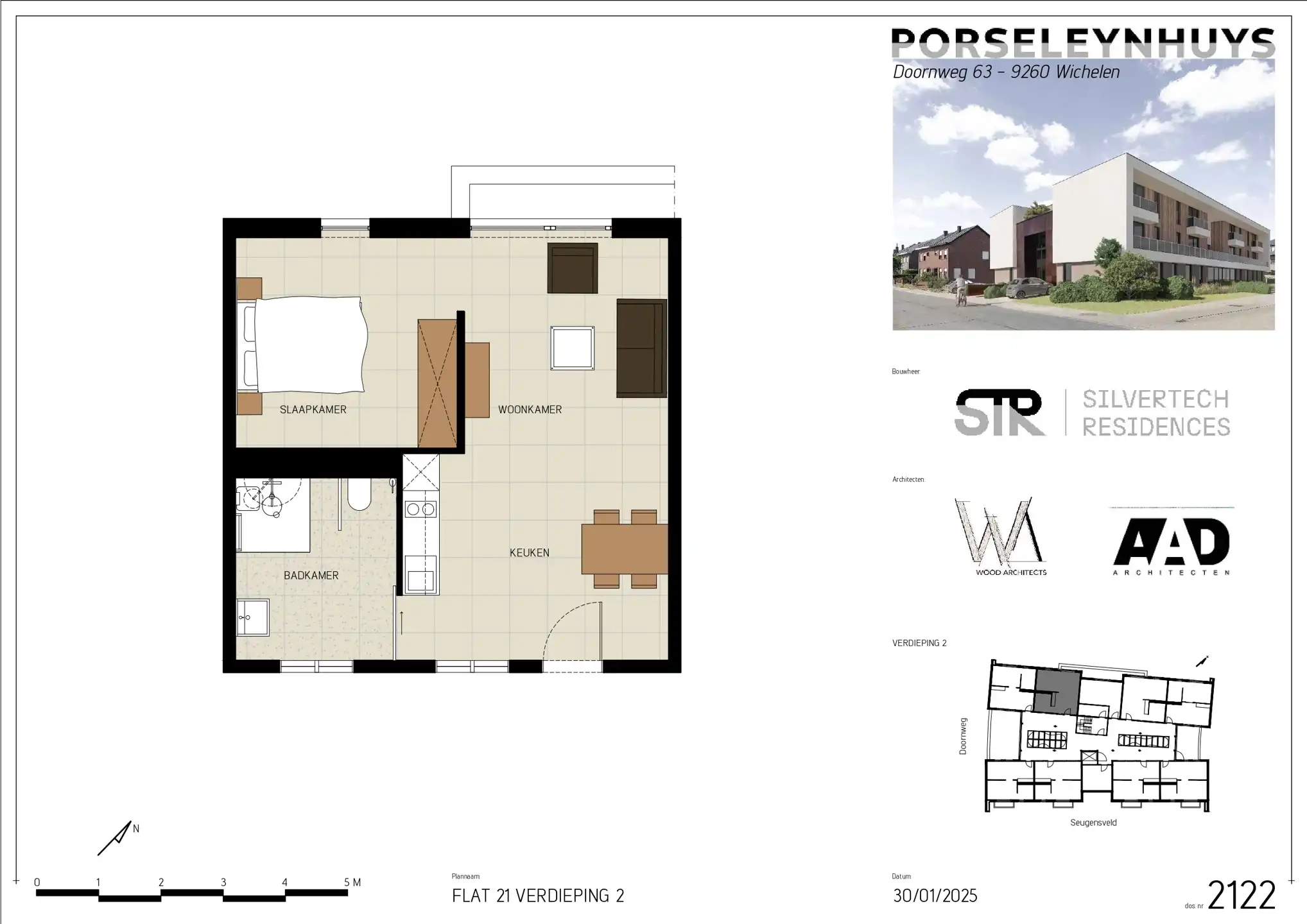 WICHELEN - Unieke serviceflat op centrale locatie foto 3