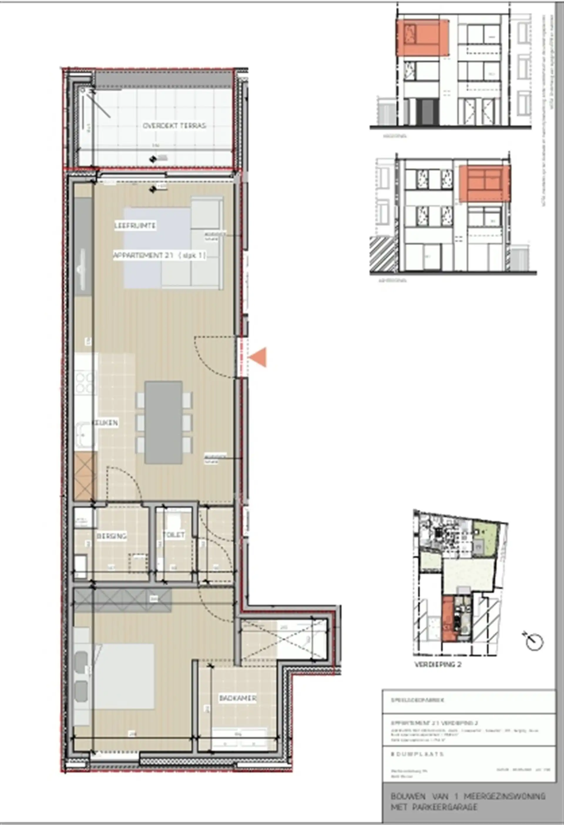 Nieuwbouw appartement met 1slk en terras foto 13