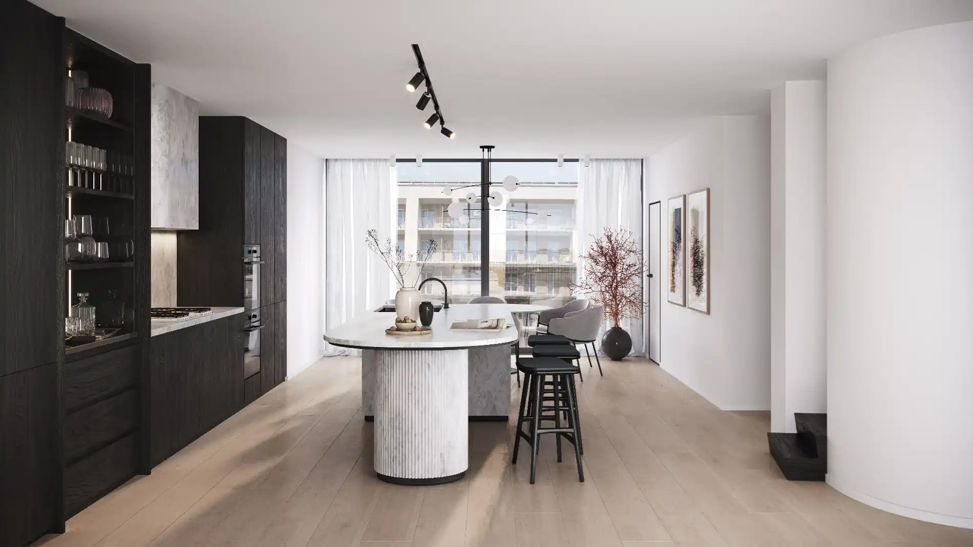 Zuidgericht, nieuw appartement in een prestigieus project gelegen in het Zoute vlakbij het Albertplein foto 8