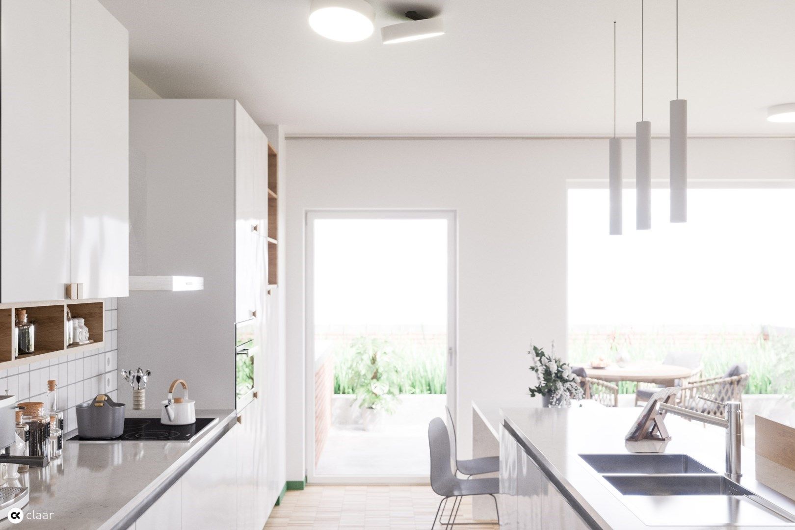 StJorisWinge - nieuwbouw apt 91 m2 met 2 slks + 2 terrassen foto {{pictureIndex}}