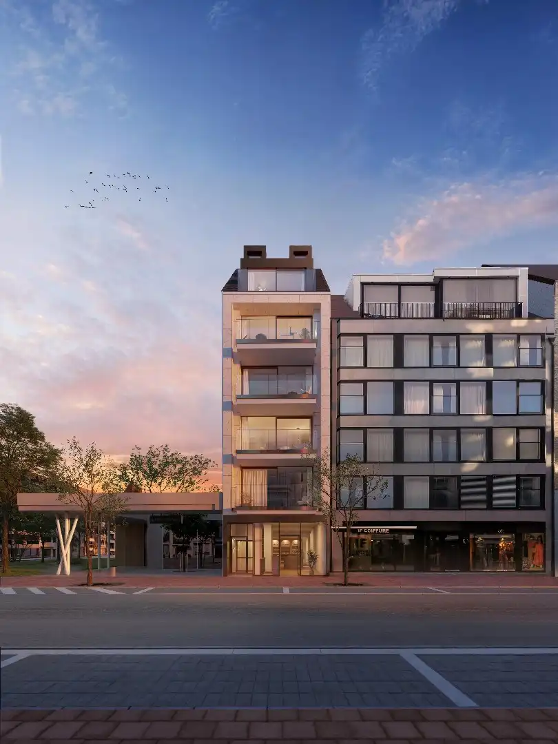 Nieuwbouw duplex appartement gelegen aan de Dumortierlaan  uniek open zicht op het Yzerpark en de villa’s van het Zoute foto 7