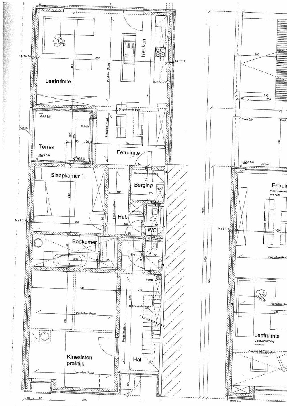 Gelijkvloers appartement met 1 slaapkamer en terras. foto 17