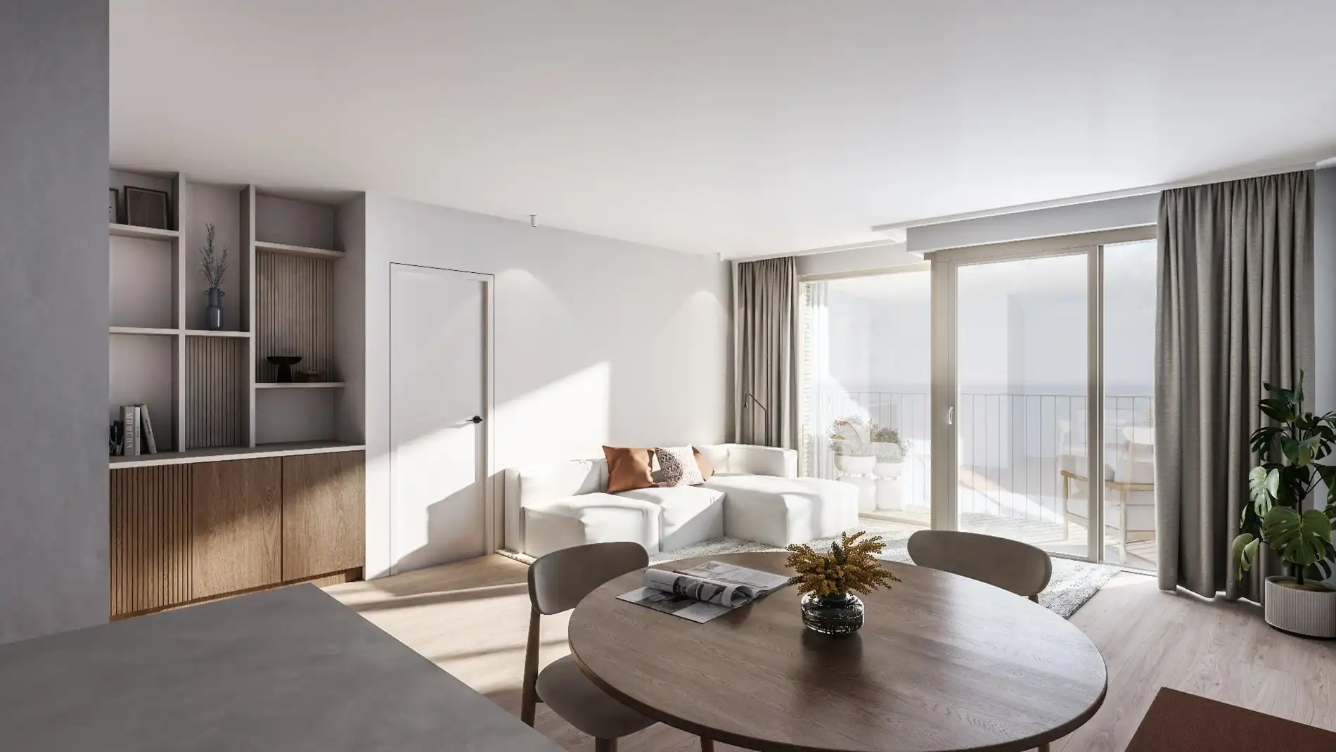 Modern DUPLEX-appartement in nieuwbouwresidentie “Antoine” – centraal gelegen in Heist foto 3