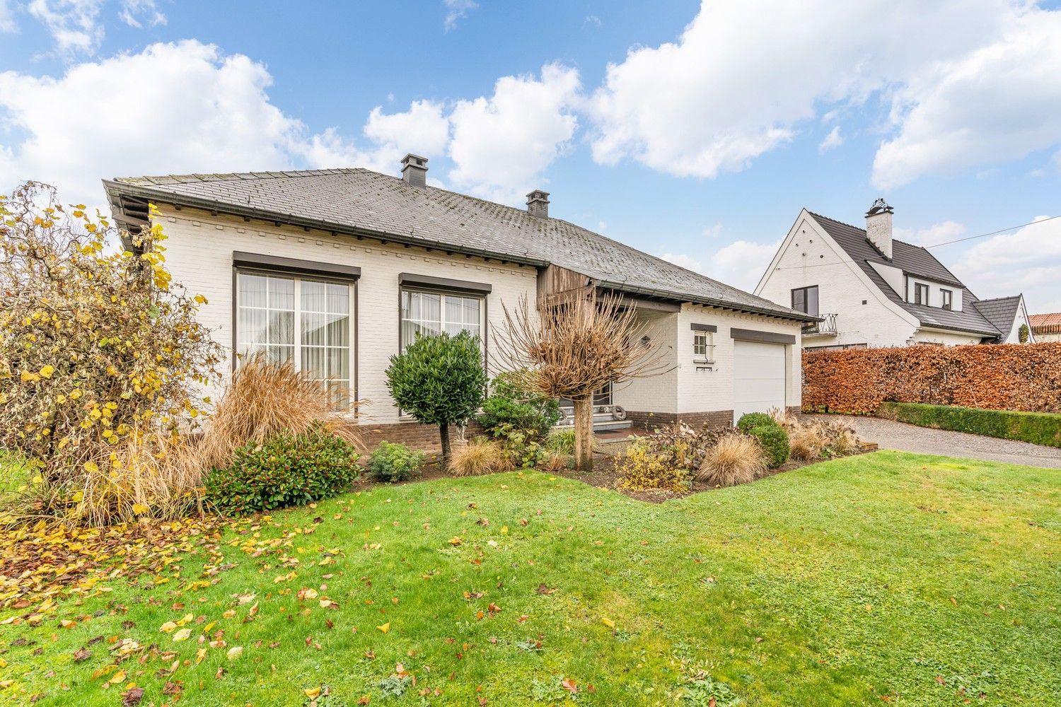 Hoofdfoto van de publicatie: Gelijkvloerse woning met 3 slaapkamers, garage en westgerichte tuin in Tongeren-Borgloon
