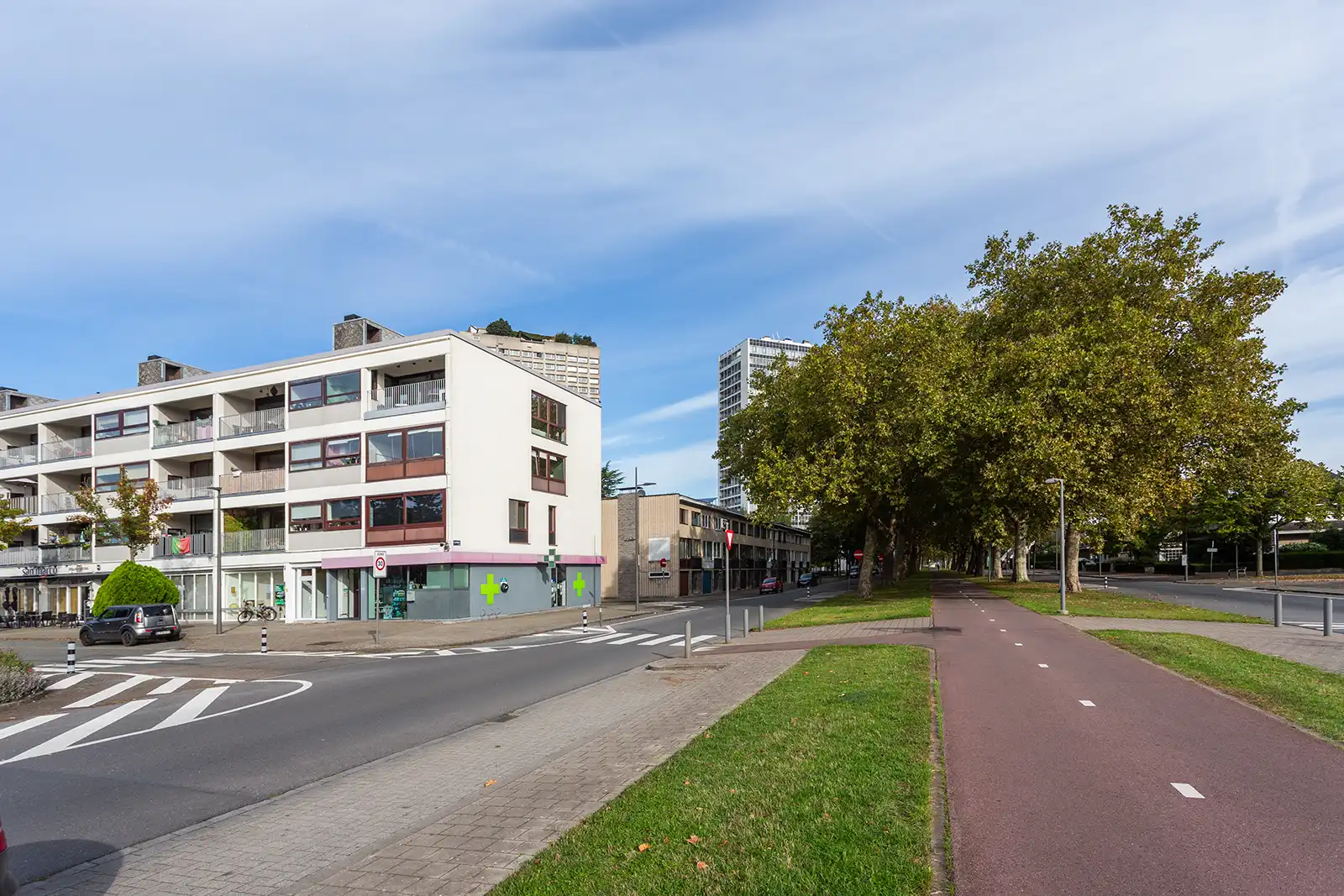 Gemeubeld 2-slaapkamerhoekappartement met groot terra foto 20