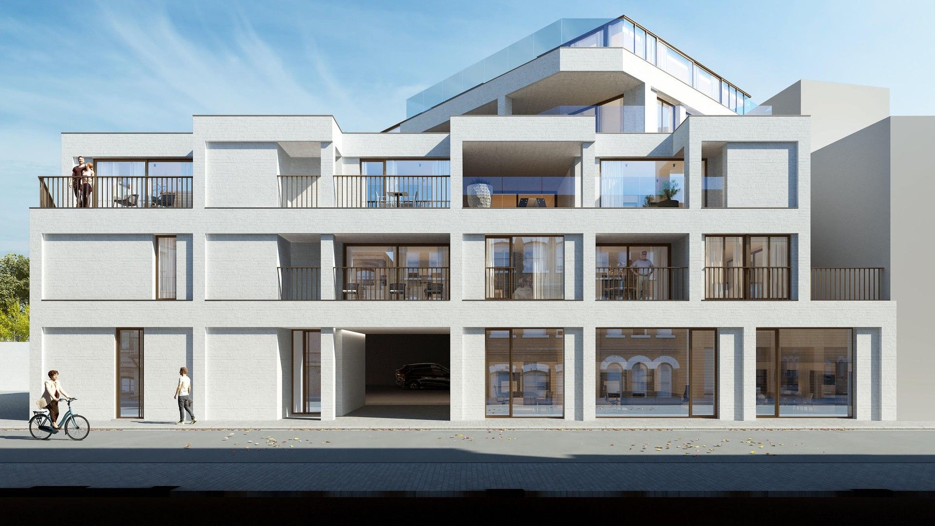 Nieuwbouwappartement met EPC A en terras in Wetteren te koop foto 3