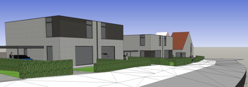 Nieuwbouwverkaveling van 6 woningen in het landelijke Strijpen - Zottegem foto 3