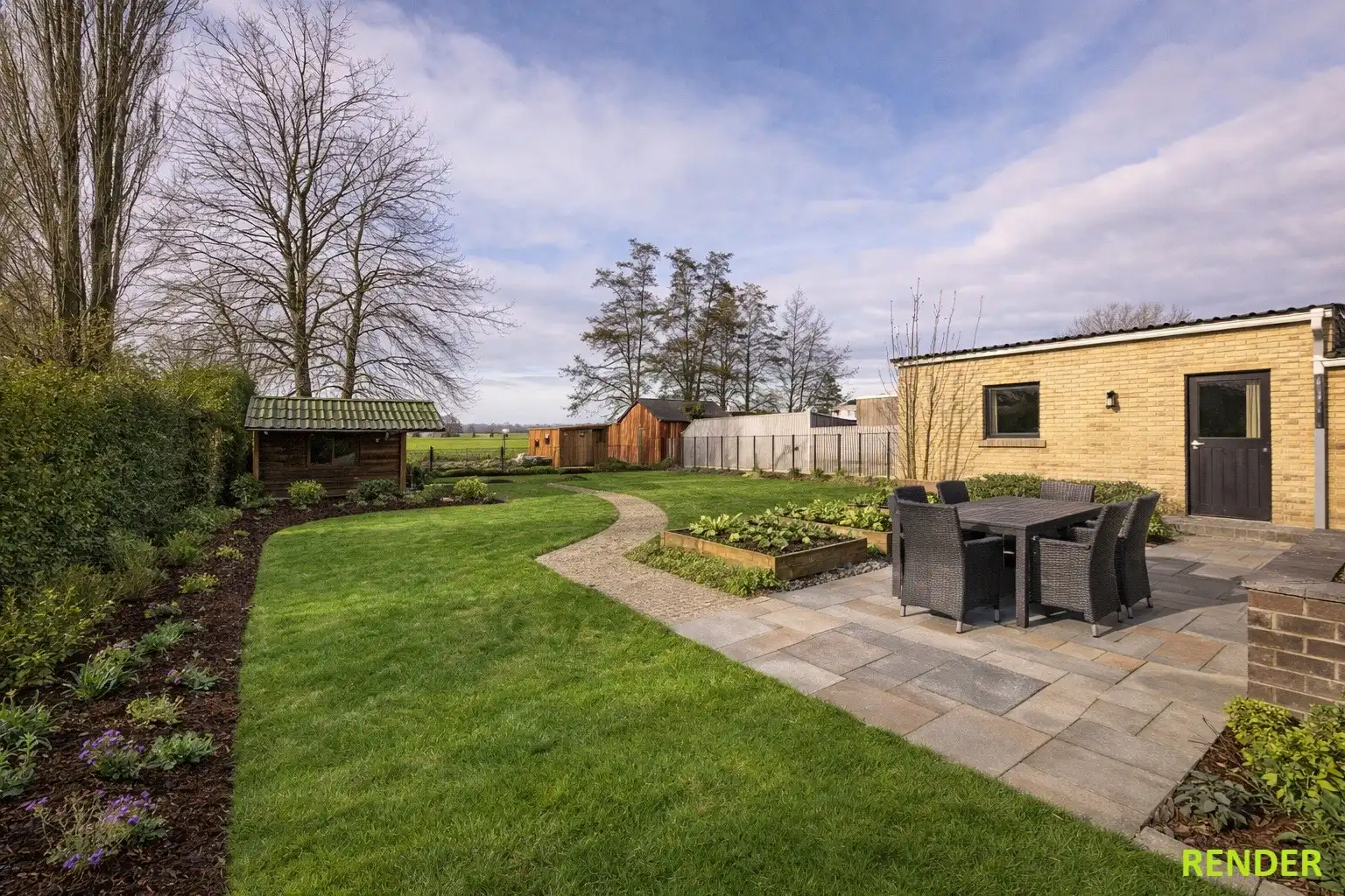 VERDER TE RENOVEREN GEZINSWONING OP PRACHTIG PERCEEL GROND 1.059 m² foto 3