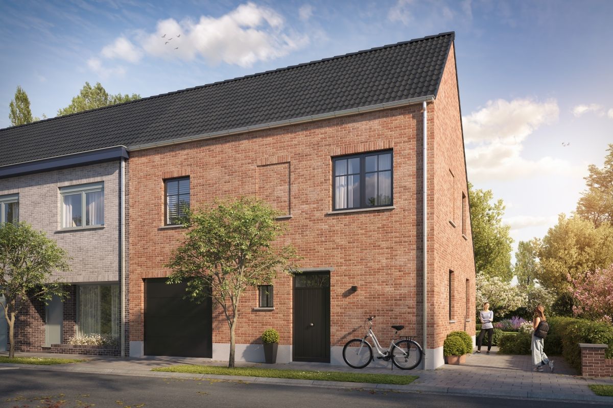 Halfopen, landelijke nieuwbouwwoning te koop Brugge foto 1