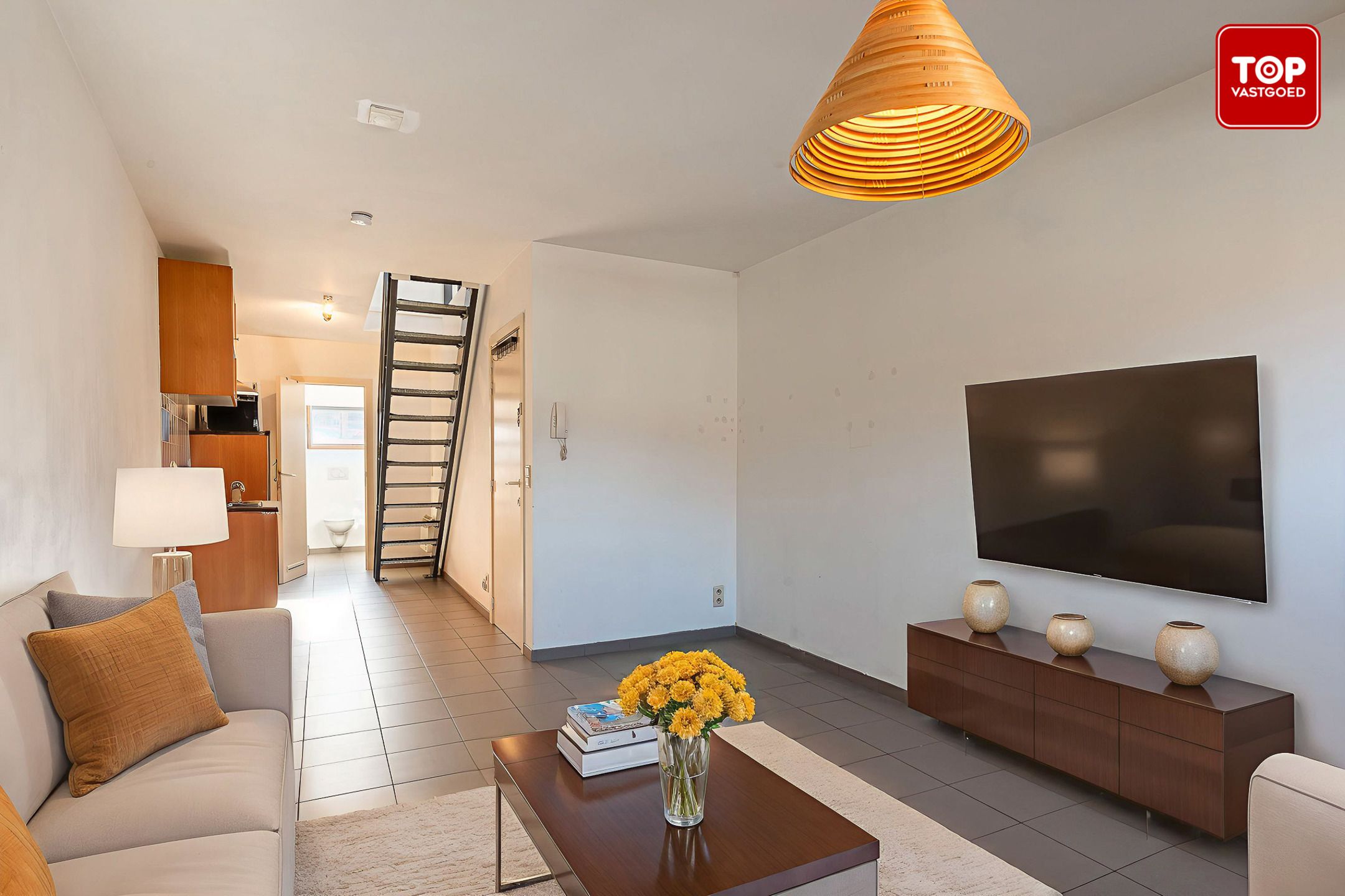 Duplexappartement, 1 slaapkamer in centrum Gent foto 6