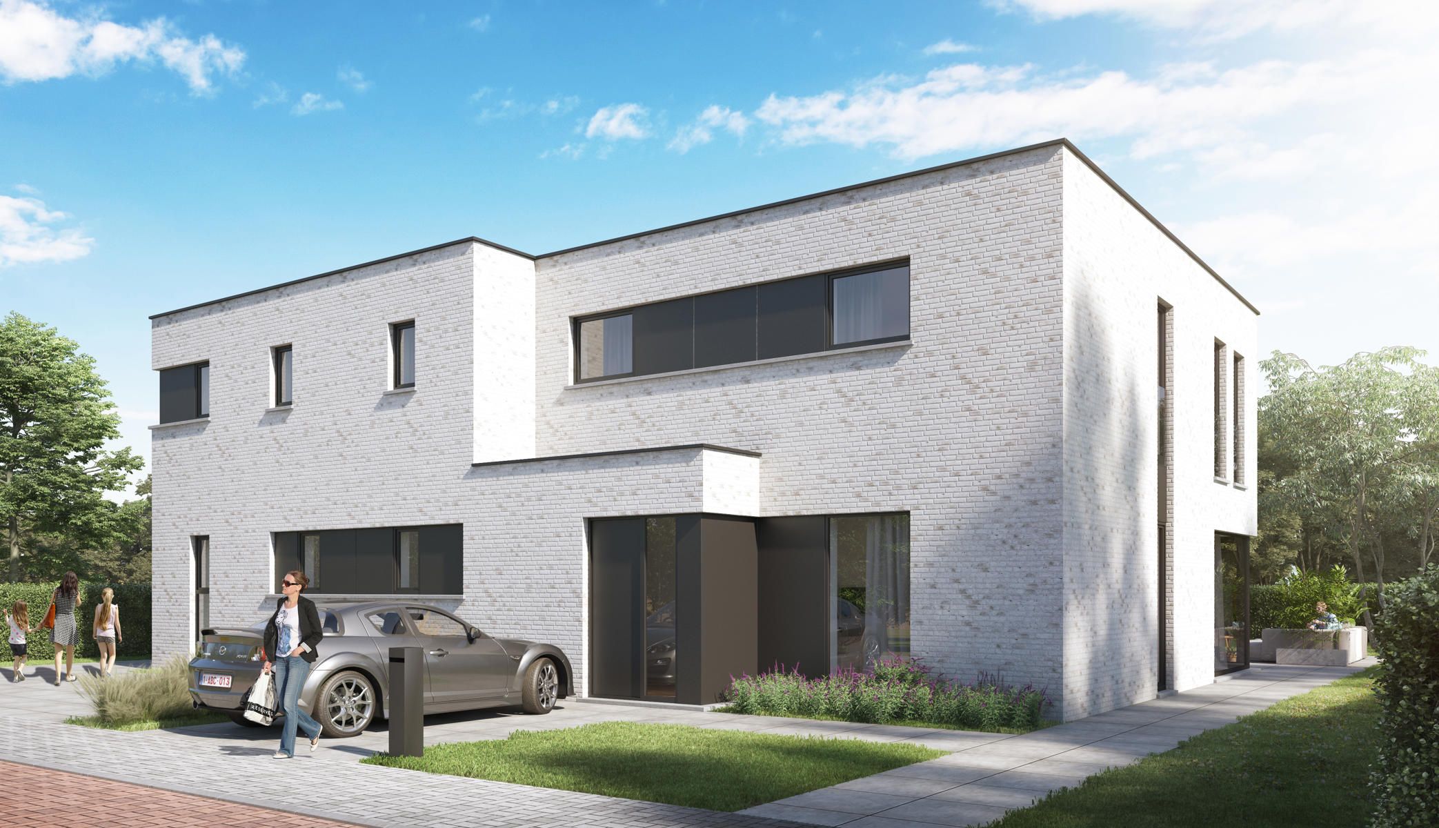 Moderne, halfopen woning foto {{pictureIndex}}