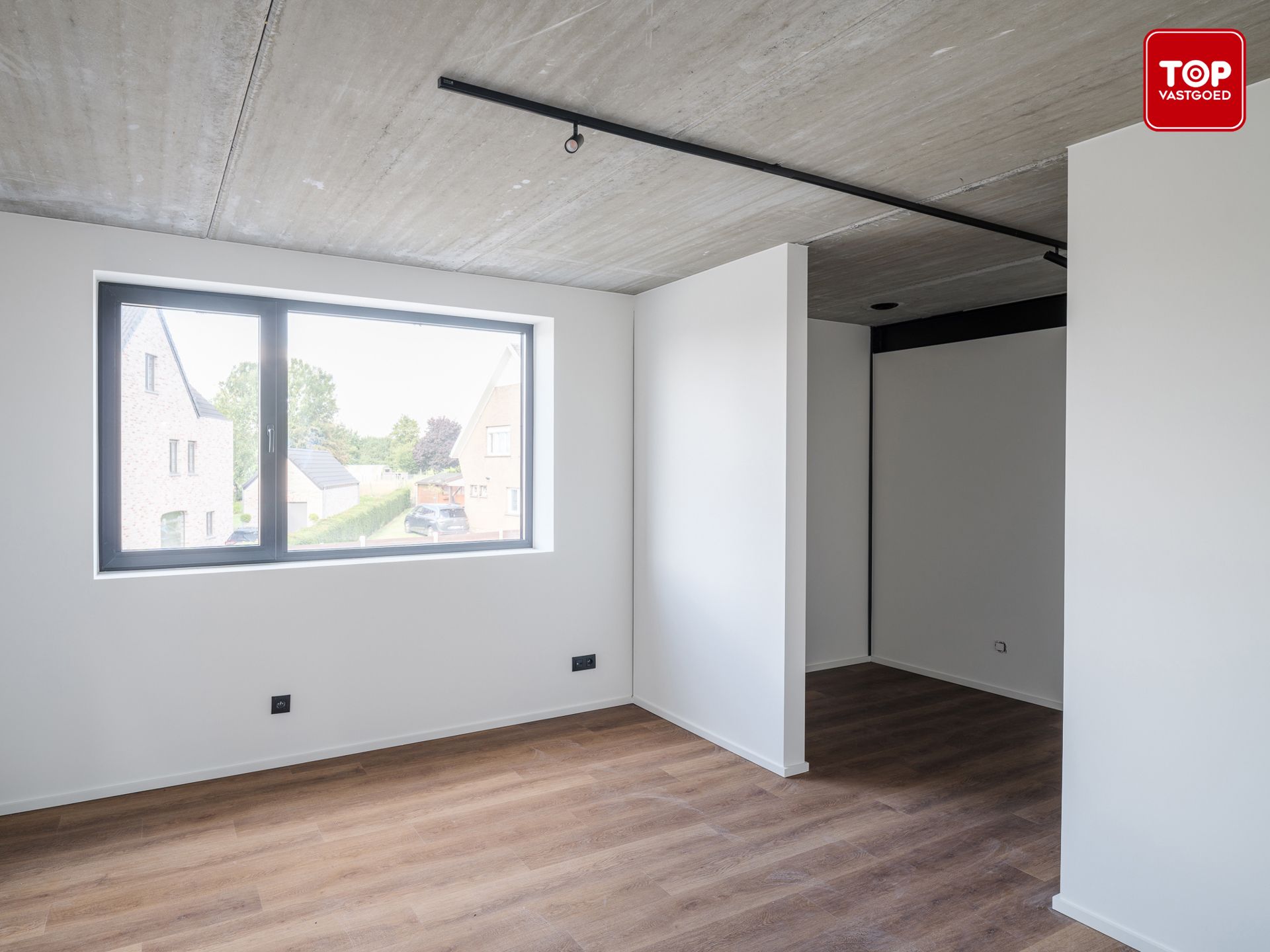 Energiezuinige (A+) designwoning met 3 slaapkamers, zonnige tuin en luxueuze betonafwerking in Vlierzele foto 19