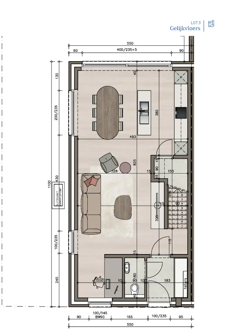 Wondelgem (Gent), Sint-Markoenstraat - Fase 1: Lot 03 foto 3