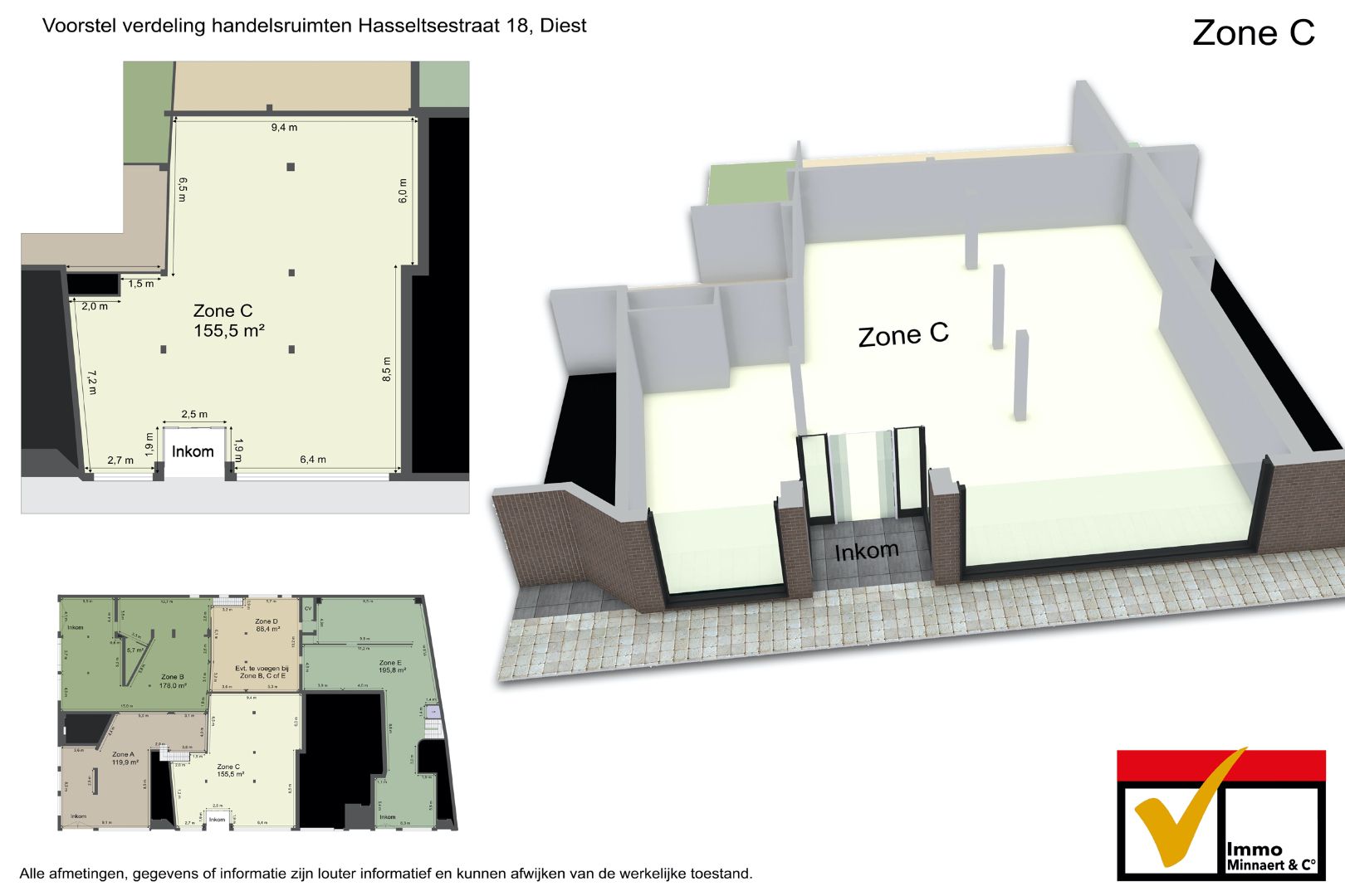 Diverse handelsruimtes in centrum Diest foto 8