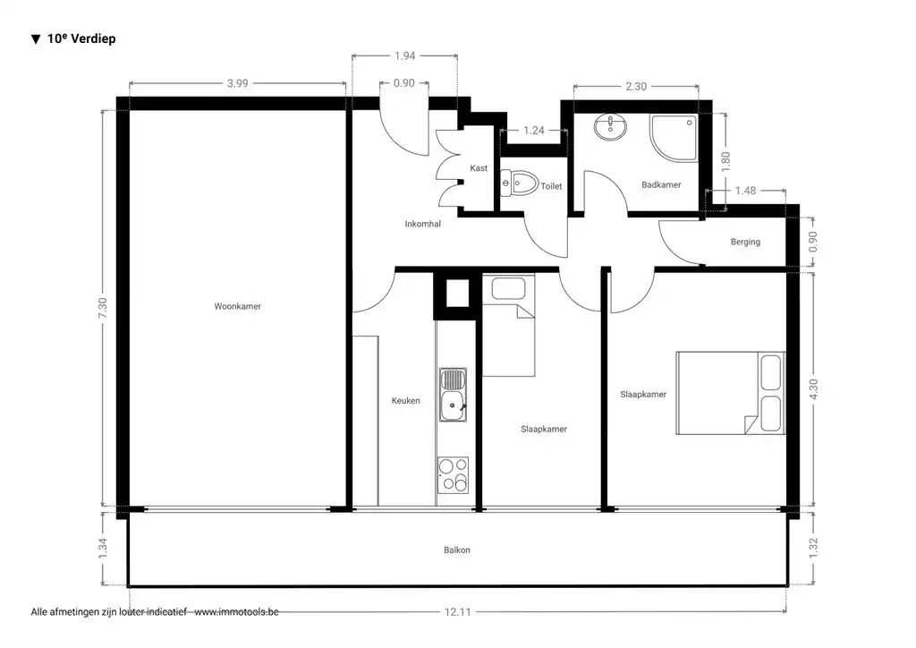 Gerenoveerd appartement met panoramisch zicht foto 18