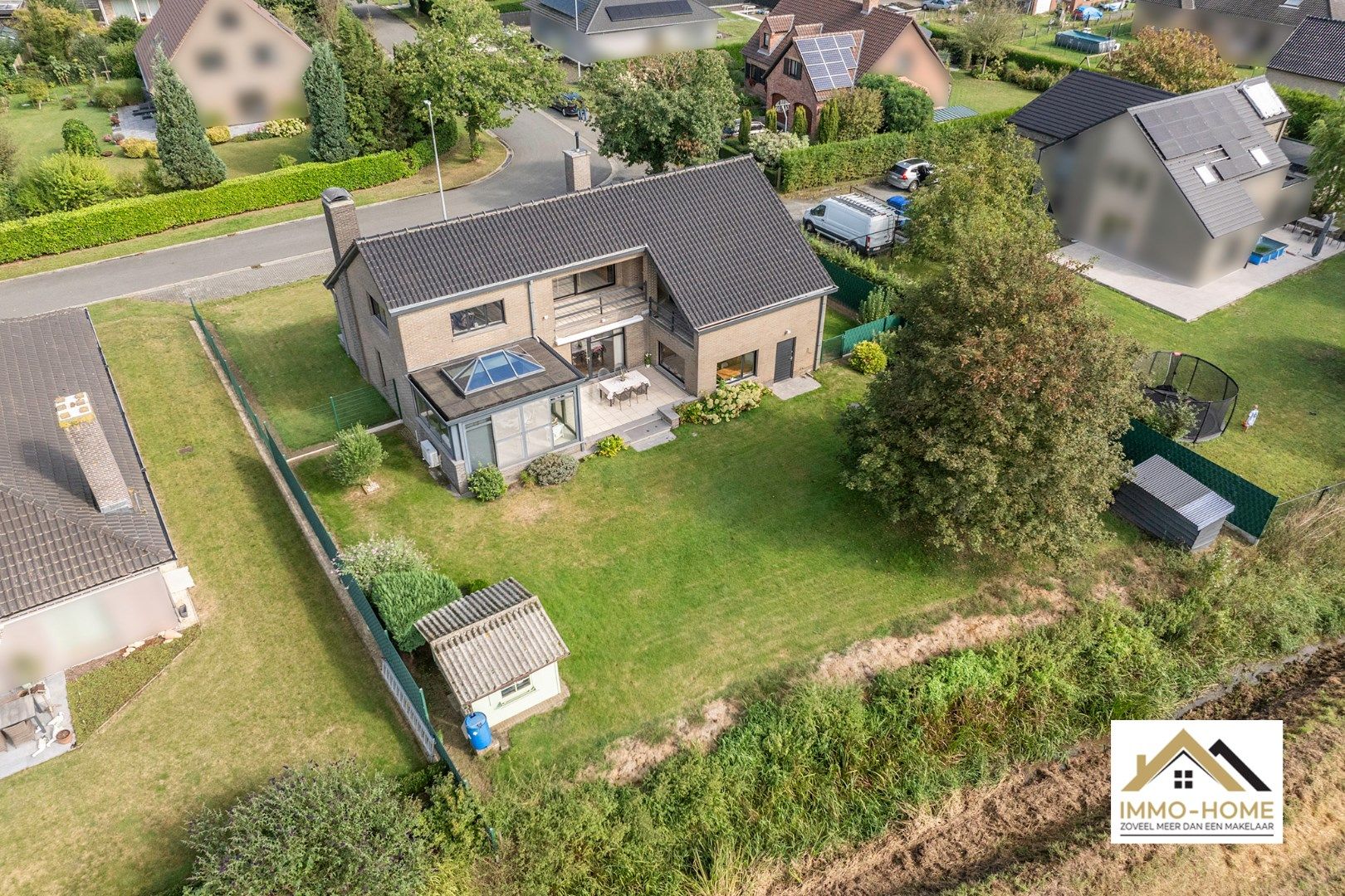 Vrijstaande woning met open uitzicht op topligging in Lochristi  foto 2