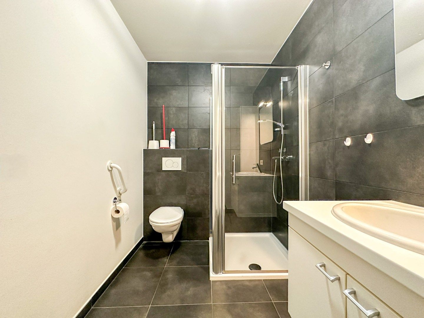 Instapklaar energiezuinig appartement hartje Eernegem, met zonnig terras en garage, topligging. foto 13