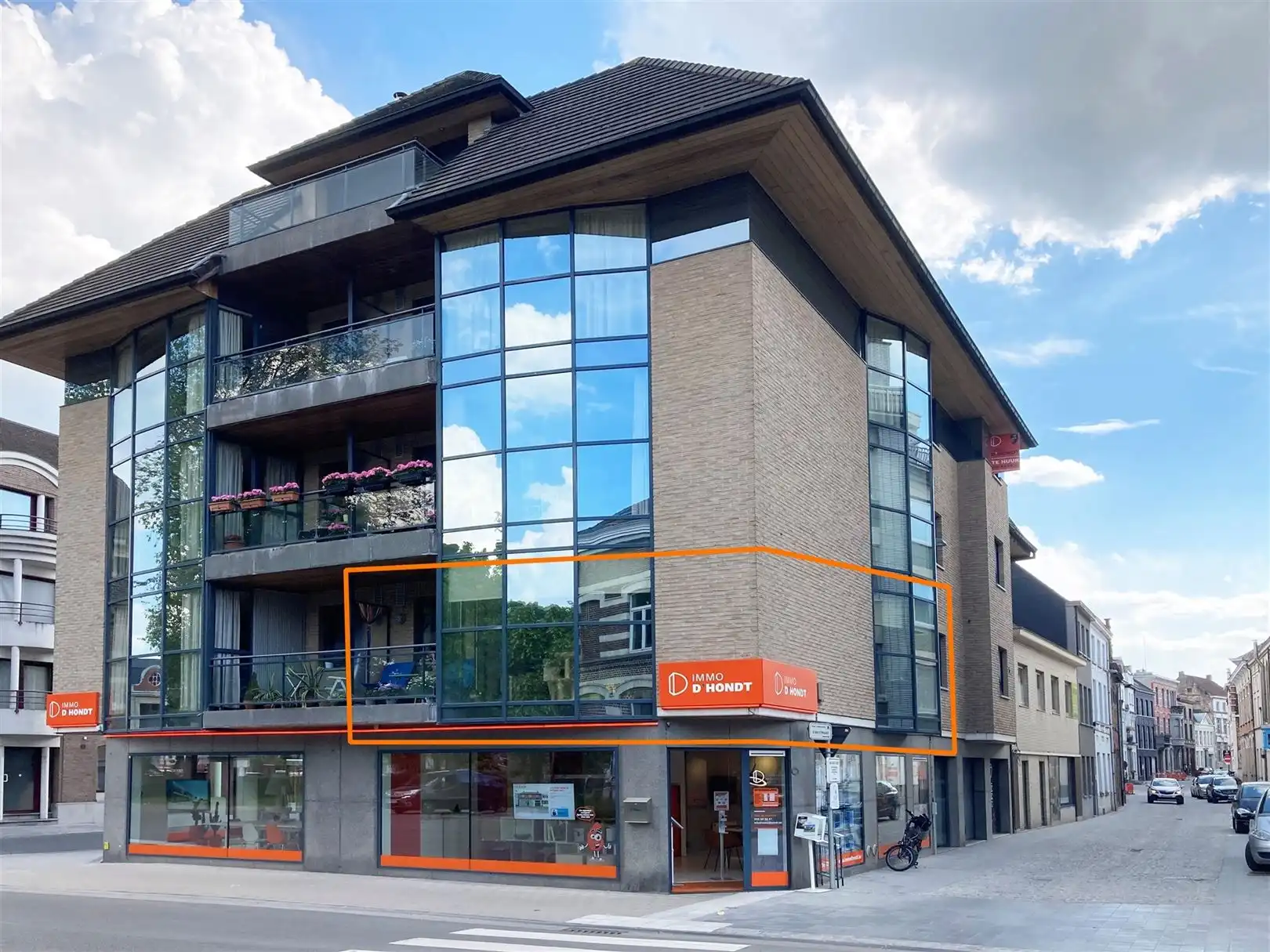 App met 1 slpk in centrum Oudenaarde foto {{pictureIndex}}