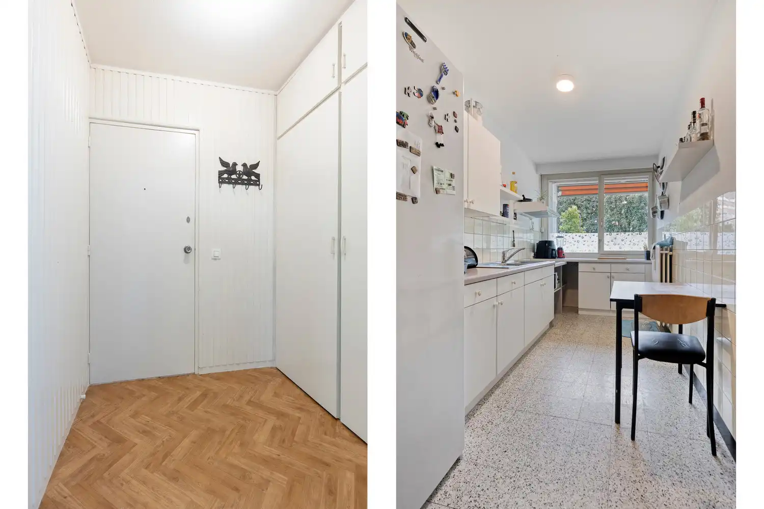 Gelijkvloers appartement met 1 slk, terras en parking! foto 12